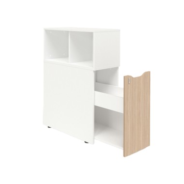 Caisson Tour de bureau avec niche H.109 cm