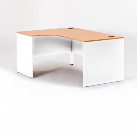 Bureau blanc compact MADERA