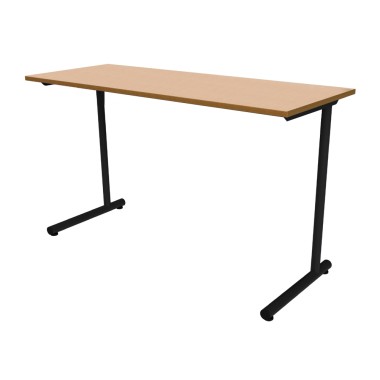 Table scolaire double T6 130 x 50 cm