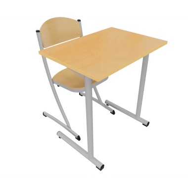 Chaise scolaire + table scolaire 1 place T6